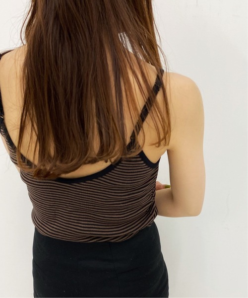 MILLER(ミラー)の「Miller Cup Cami(キャミソール・レディース・ホワイト/ブラウン・FREE)」の21枚目の写真
