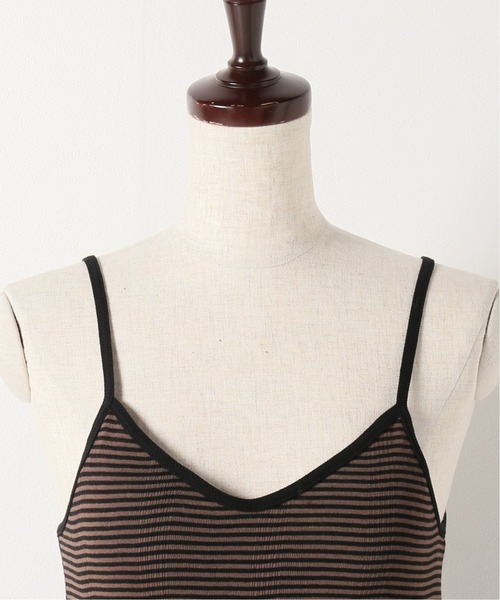 MILLER(ミラー)の「Miller Cup Cami(キャミソール・レディース・ホワイト/ブラウン・FREE)」の5枚目の写真