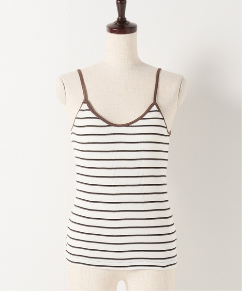 MILLER(ミラー)の「Miller Cup Cami(キャミソール・レディース・ホワイト/ブラウン・FREE)」の7枚目の写真