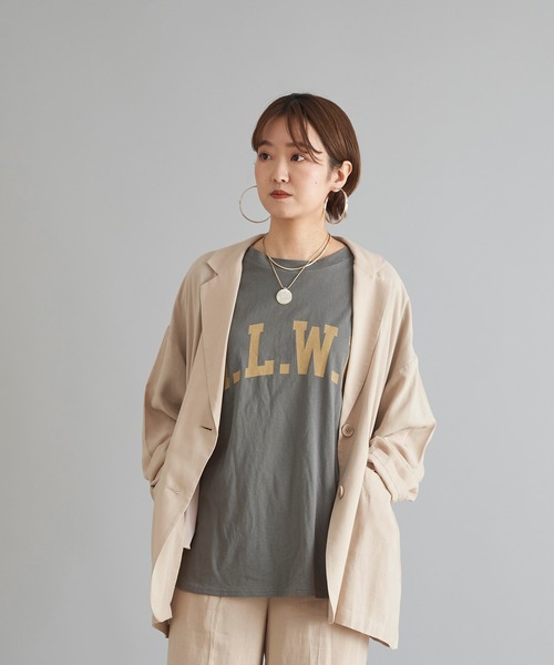 DouDou(ドゥドゥ)の「【WEB限定】ジャケット+パンツ セットアップ(セットアップ・レディース・ベージュ/グリーン/ネイビー・FREE)」の16枚目の写真