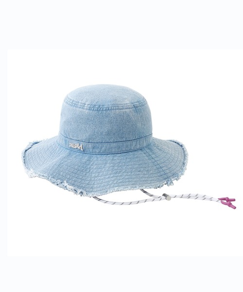 X-girl（エックスガール）の「RESORT HAT（ハット・レディース・ブラック/ブラウン/ブルー・ONE SIZE）」の5枚目の写真