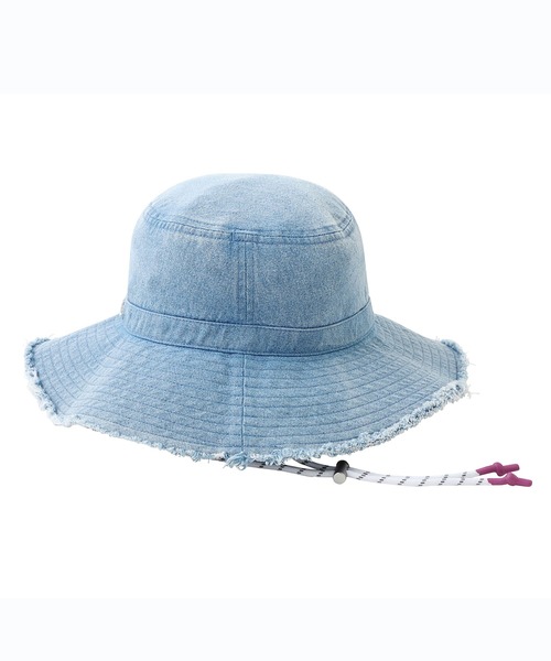 X-girl（エックスガール）の「RESORT HAT（ハット・レディース・ブラック/ブラウン/ブルー・ONE SIZE）」の4枚目の写真