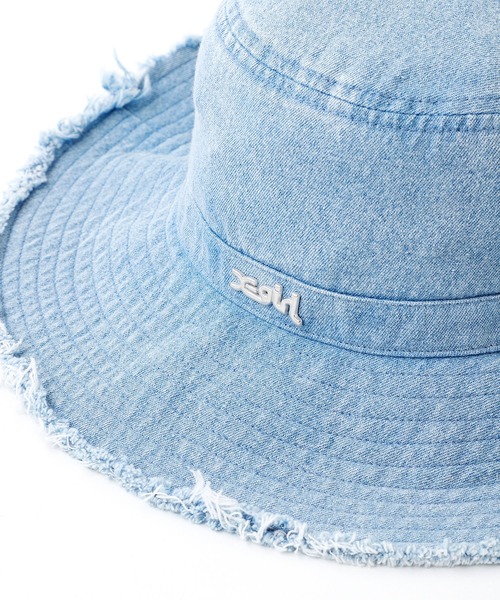 X-girl（エックスガール）の「RESORT HAT（ハット・レディース・ブラック/ブラウン/ブルー・ONE SIZE）」の7枚目の写真