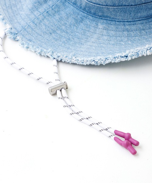 X-girl（エックスガール）の「RESORT HAT（ハット・レディース・ブラック/ブラウン/ブルー・ONE SIZE）」の9枚目の写真