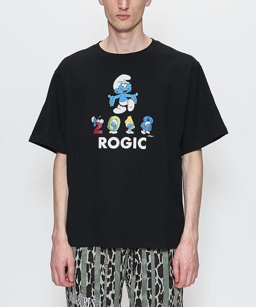 ROGIC(ロジック)の「<ROGIC×SMURF> TEE/Tシャツ(Tシャツ/カットソー・メンズ・ブラック・MEDIUM/LARGE/X-LARGE)」の1枚目の写真