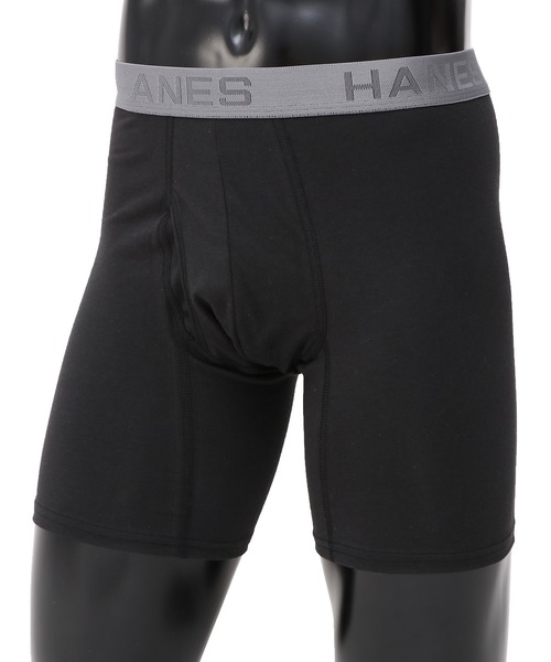HANES(ヘインズ)の「【Hanes/ヘインズ】メンズ Comfort Flex Fit ボクサーブリーフ(ボクサーパンツ・メンズ・グレー×サックスブルー/シルバーグレー/ブラック系その他2/ブラック/アクア/マルーン/レッド系その他/その他14・MEDIUM/LARGE/X-LARGE)」の3枚目の写真