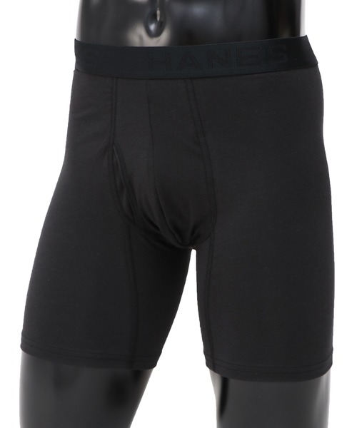 HANES(ヘインズ)の「【Hanes/ヘインズ】メンズ Comfort Flex Fit ボクサーブリーフ(ボクサーパンツ・メンズ・グレー×サックスブルー/シルバーグレー/ブラック系その他2/ブラック/アクア/マルーン/レッド系その他/その他14・MEDIUM/LARGE/X-LARGE)」の2枚目の写真