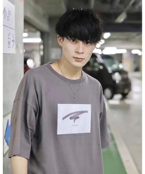 coen by Mr.SZK(コーエンバイミスタースズキ)の「- cafe holic - カフェプリントビッグTシャツ【coen × Mr.SZK】(Tシャツ/カットソー・メンズ・ホワイト/ライトブルー/ブラウン/ライトグレー・SMALL/MEDIUM/X-LARGE/LARGE)」の8枚目の写真