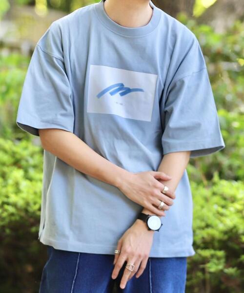 coen by Mr.SZK(コーエンバイミスタースズキ)の「- cafe holic - カフェプリントビッグTシャツ【coen × Mr.SZK】(Tシャツ/カットソー・メンズ・ホワイト/ライトブルー/ブラウン/ライトグレー・SMALL/MEDIUM/X-LARGE/LARGE)」の14枚目の写真