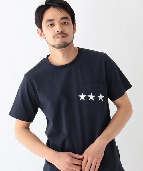 Needles 胸ポケットTシャツ 　美品 NUMERALS（ヌメラルズ）の「[NUMERALS]アウトドア胸ポケットT