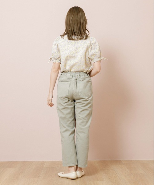 flower(フラワー)の「コンフィブルームブラウス(シャツ/ブラウス・レディース・カーキ/ブルー・FREE)」の6枚目の写真