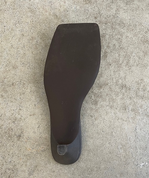 MADEMOISELLE ROPE'（マドモアゼル ロペ）の「アウトステッチフェイクスウェードミュールサンダル（サンダル・レディース・パープル/ダークブラウン・37.5/35.5/36.5）」の8枚目の写真