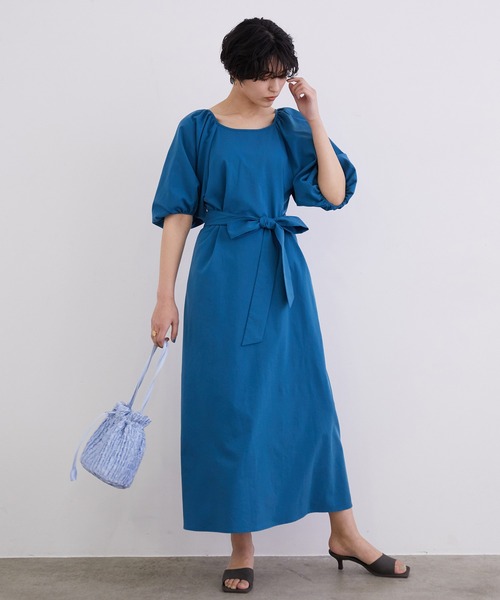 MADEMOISELLE ROPE'（マドモアゼル ロペ）の「アウトステッチフェイクスウェードミュールサンダル（サンダル・レディース・パープル/ダークブラウン・37.5/35.5/36.5）」の18枚目の写真