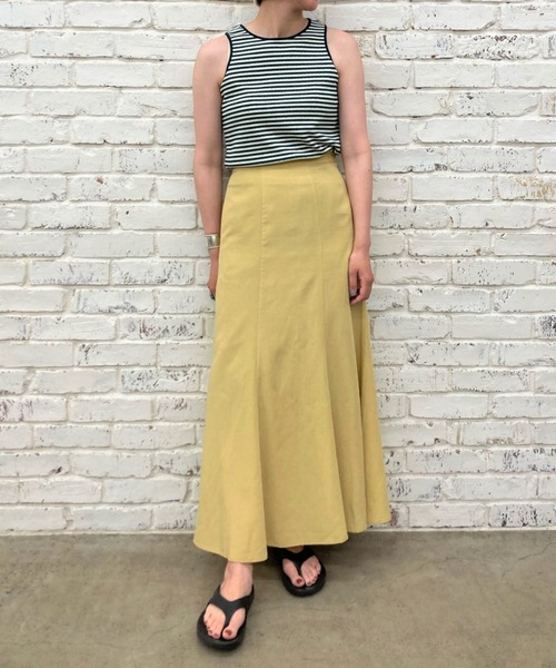 CIAOPANIC（チャオパニック）の「ボーダーアメスリタンクトップ（タンクトップ・レディース・ネイビー/グリーン・FREE）」の17枚目の写真