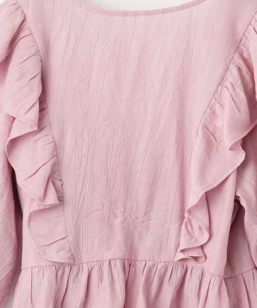 Heather(ヘザー)の「3WAYカシュクール半袖ブラウス 955907(シャツ/ブラウス・レディース・ホワイト/ブラック/ピンク/ブルー・FREE)」の9枚目の写真
