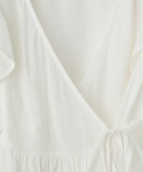 Heather(ヘザー)の「3WAYカシュクール半袖ブラウス 955907(シャツ/ブラウス・レディース・ホワイト/ブラック/ピンク/ブルー・FREE)」の17枚目の写真