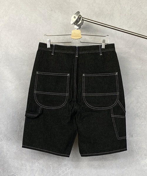 d.l.a. JEANS グリッター デニムショートパンツ　２３インチ ACANTHUS アカンサス デニム ショートパンツ 生デニム リジッド