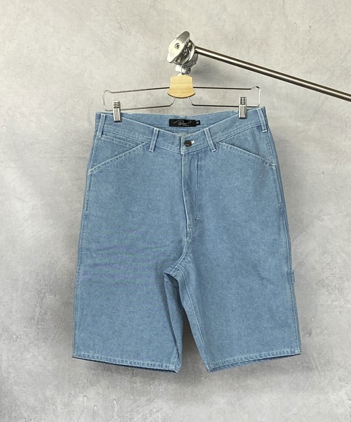 Beno(ビーノ)の「ライトオンスデニム ペインター ショートパンツ(デニムパンツ・メンズ・キナリ/ブラック/ブルー系その他/ブルー系その他2/ライトインディゴブルー/ワンウォッシュ・M/L/LL)」の18枚目の写真