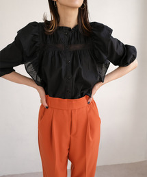 ＡＮＤＪ | 前後2wayレース切替フリルブラウス(シャツ/ブラウス)