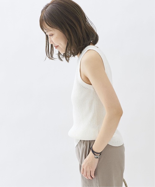 Plageトップス plage（プラージュ）の「シルクリネンアメスリトップス（ニット