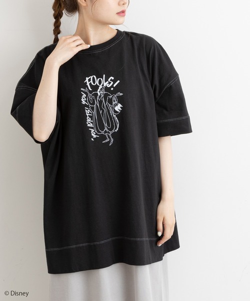 Disney（ディズニー）の「＜101匹わんちゃん＞プリントTシャツ（Tシャツ/カットソー・レディース・ホワイト系1/ホワイト系2/ブラック系1/ブラック系2・FREE）」の4枚目の写真
