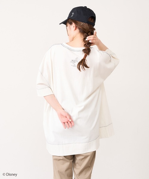 Disney（ディズニー）の「＜101匹わんちゃん＞プリントTシャツ（Tシャツ/カットソー・レディース・ホワイト系1/ホワイト系2/ブラック系1/ブラック系2・FREE）」の7枚目の写真