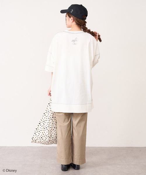 Disney（ディズニー）の「＜101匹わんちゃん＞プリントTシャツ（Tシャツ/カットソー・レディース・ホワイト系1/ホワイト系2/ブラック系1/ブラック系2・FREE）」の11枚目の写真