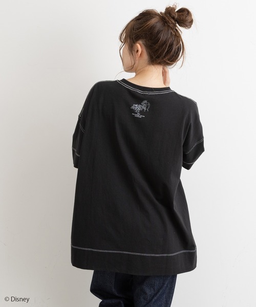 Disney（ディズニー）の「＜101匹わんちゃん＞プリントTシャツ（Tシャツ/カットソー・レディース・ホワイト系1/ホワイト系2/ブラック系1/ブラック系2・FREE）」の17枚目の写真