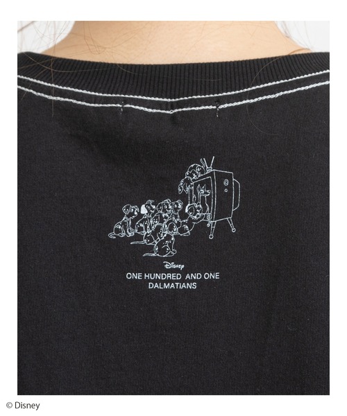 Disney（ディズニー）の「＜101匹わんちゃん＞プリントTシャツ（Tシャツ/カットソー・レディース・ホワイト系1/ホワイト系2/ブラック系1/ブラック系2・FREE）」の19枚目の写真