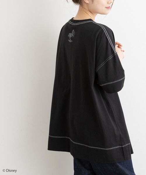 Disney（ディズニー）の「＜101匹わんちゃん＞プリントTシャツ（Tシャツ/カットソー・レディース・ホワイト系1/ホワイト系2/ブラック系1/ブラック系2・FREE）」の16枚目の写真