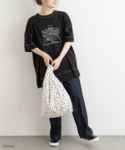 Disney（ディズニー）の「＜101匹わんちゃん＞プリントTシャツ（Tシャツ/カットソー・レディース・ホワイト系1/ホワイト系2/ブラック系1/ブラック系2・FREE）」の21枚目の写真