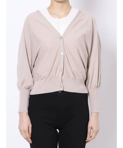 LAGUNAMOON（ラグナムーン）の「エスカフェカーディガン（カーディガン/ボレロ・レディース・ブラック/ラベンダー/ベージュ・FREE）」の5枚目の写真