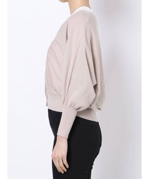 LAGUNAMOON（ラグナムーン）の「エスカフェカーディガン（カーディガン/ボレロ・レディース・ブラック/ラベンダー/ベージュ・FREE）」の6枚目の写真