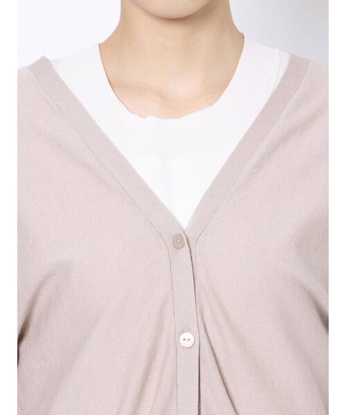 LAGUNAMOON（ラグナムーン）の「エスカフェカーディガン（カーディガン/ボレロ・レディース・ブラック/ラベンダー/ベージュ・FREE）」の8枚目の写真