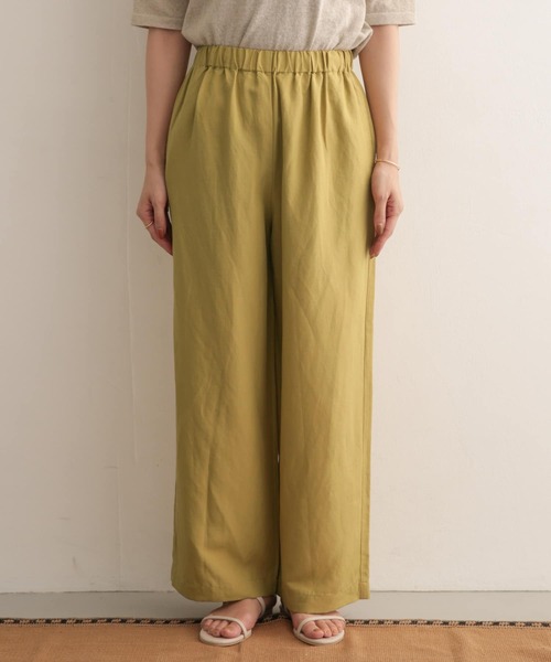 テンセルリネンイージーパンツ　URBAN RESEARCH DOORS  値下げ URBAN RESEARCH DOORS パンツ テンセルリネンイージーパンツ