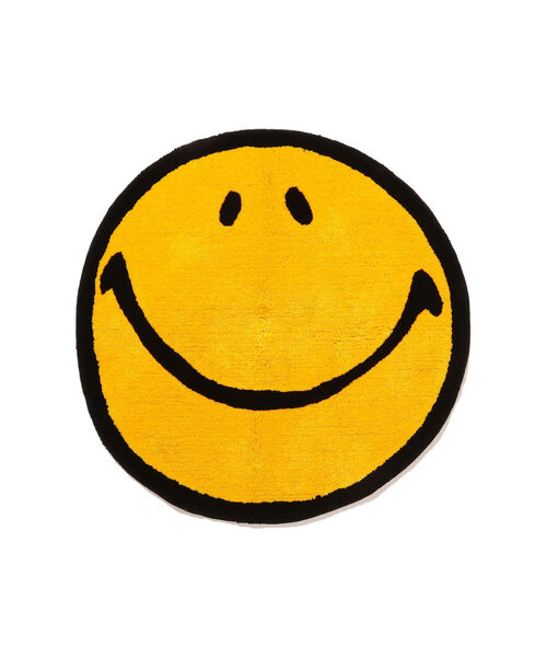 SECOND LAB.（セカンド ラブ）の「SECOND LAB. / SMILE RUG MAT BIG（ラグ/マット・メンズ・イエロー・ONE SIZE）」の2枚目の写真