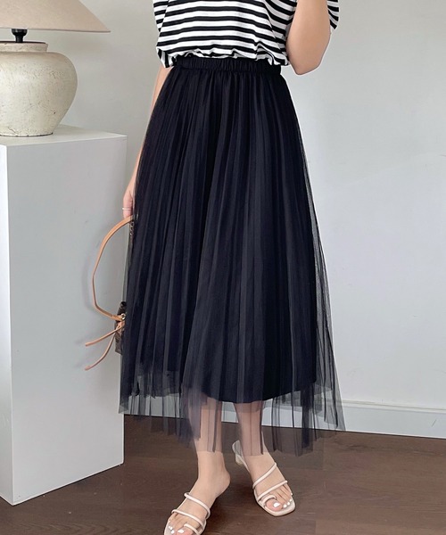 fd style（エフディ スタイル）の「[FD]ワルツスカート（スカート・レディース・ベージュ/ブラック/ブラウン・FREE）」の8枚目の写真