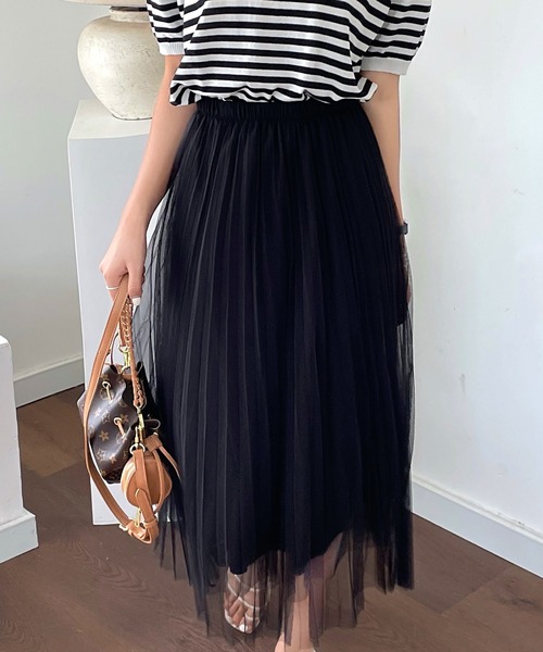 fd style（エフディ スタイル）の「[FD]ワルツスカート（スカート・レディース・ベージュ/ブラック/ブラウン・FREE）」の13枚目の写真