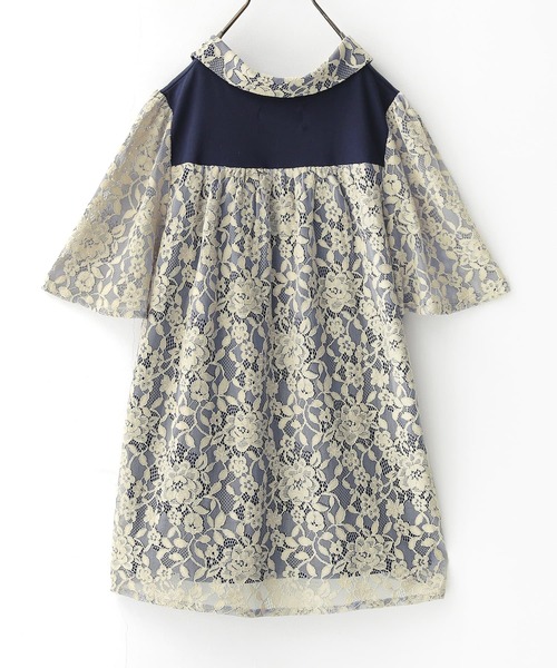 somari imagination（ソマリ イマジネーション）の「『レースデザインポロシャツ』（ポロシャツ・レディース・ネイビー・1/2）」の12枚目の写真