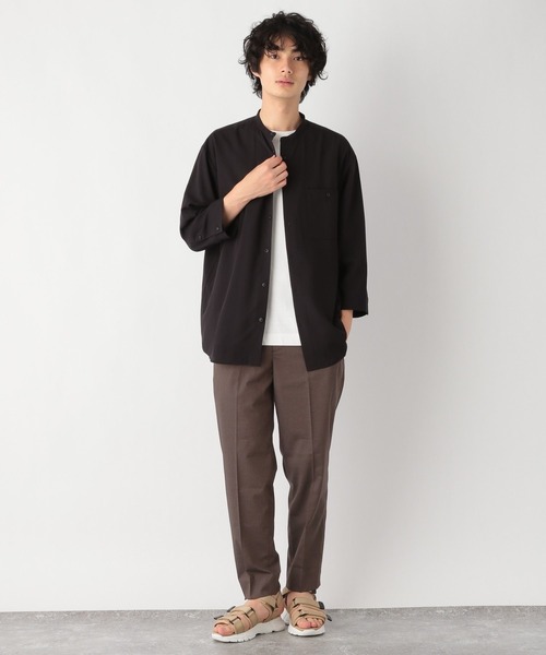 GLOBAL WORK（グローバルワーク）の「カイテキシャツ7分袖/957017（シャツ/ブラウス・メンズ・ブラック/ベージュ/グリーン・SMALL/MEDIUM/LARGE/X-LARGE）」の19枚目の写真