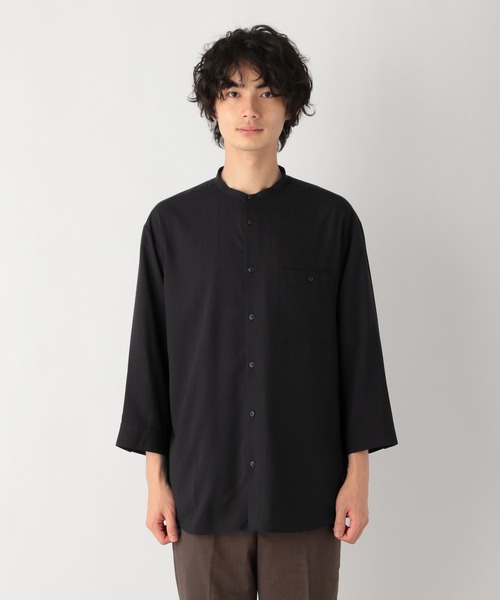 GLOBAL WORK（グローバルワーク）の「カイテキシャツ7分袖/957017（シャツ/ブラウス・メンズ・ブラック/ベージュ/グリーン・SMALL/MEDIUM/LARGE/X-LARGE）」の12枚目の写真