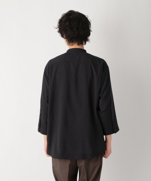 GLOBAL WORK（グローバルワーク）の「カイテキシャツ7分袖/957017（シャツ/ブラウス・メンズ・ブラック/ベージュ/グリーン・SMALL/MEDIUM/LARGE/X-LARGE）」の9枚目の写真