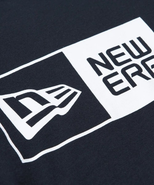 NEW ERA（ニューエラ）の「【NEW ERA】コットン Tシャツ ボックスロゴ [BSC]（Tシャツ/カットソー・メンズ・ブラック/ホワイト・L/XL/M/S）」の8枚目の写真