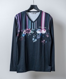 Buffalo Bobs | LOOM(ルーム)花柄プリント Vネック ロンT(Tシャツ/カットソー)