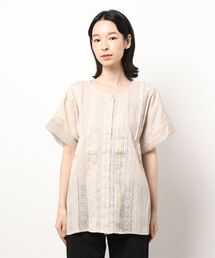 Samansa Mos2 | ドビーピンタックブラウス(シャツ/ブラウス)