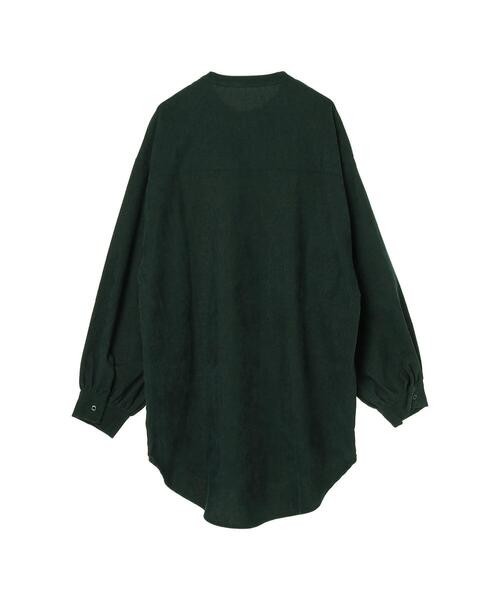 koe（コエ）の「コーデュロイシャツチュニック*（シャツ/ブラウス・レディース・ブラック/ベージュ/グリーン/アイボリー・FREE）」の22枚目の写真