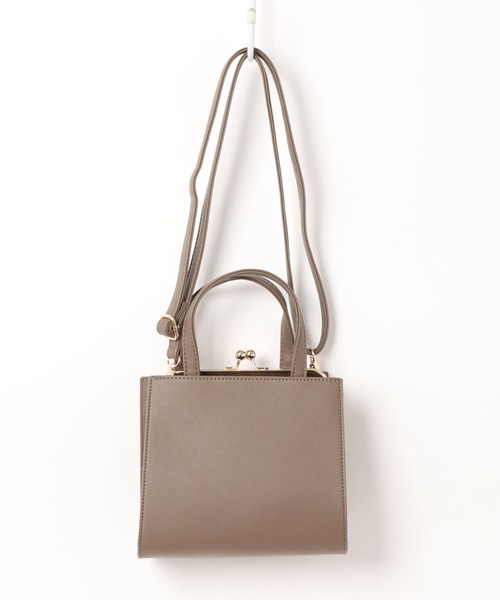 RETRO GIRL（レトロガール）の「ガマ口スクエアミニBAG（ショルダーバッグ・レディース・アイボリー/ブラック/ダークグリーン/ダークブラウン/ベージュ・FREE）」の8枚目の写真