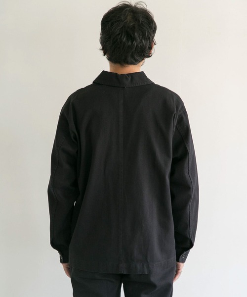 URBAN RESEARCH DOORS（アーバンリサーチドアーズ）の「デニムボックスシャツジャケット（デニムジャケット・メンズ・インディゴブルー/ブラック・40/38）」の17枚目の写真