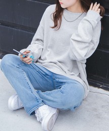 WEGO | WEGO/ドロップショルダーカラープルオーバー(スウェット)