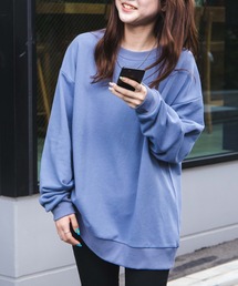 WEGO/ドロップショルダーカラープルオーバー